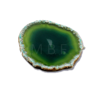 Dyed Natural Agate Slice Cup Mats DJEW-PW0012-131D-1
