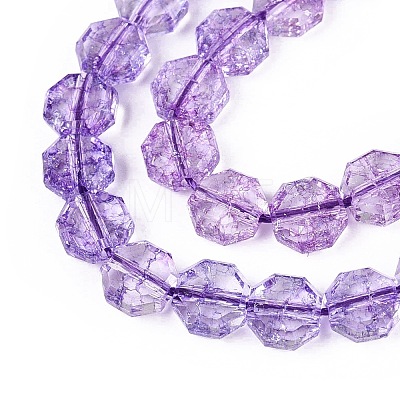 Transparent Crackle Glass Beads Strands LS-GLAA-Q108-03A-06-1