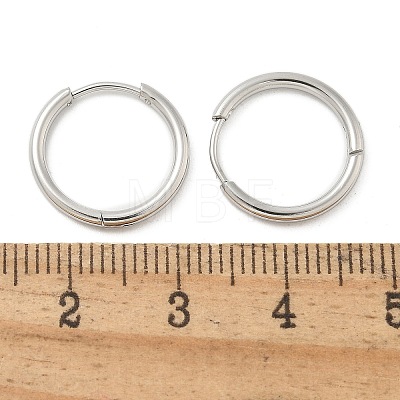 Ion Plating(IP) 304 Stainless Steel Hoop Earrings for Women EJEW-M089-02P-1