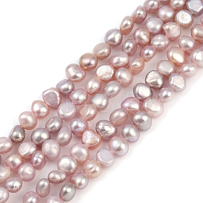 Natural Cultured Freshwater Pearl Beads Strands PEAR-P064-19B-11B-1