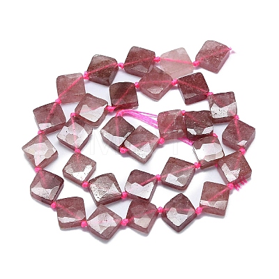 Natural Strawberry Quartz Beads Strands G-G106-H04-02-1