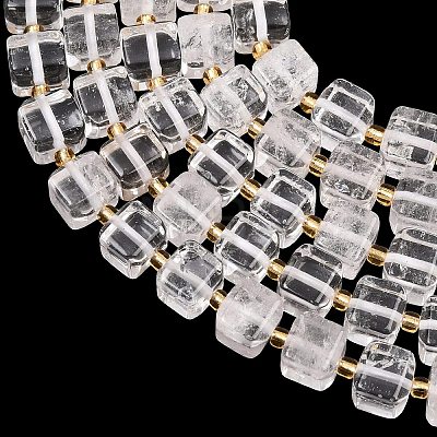 Natural Quartz Crystal Beads Strands G-F832-A01-01-1