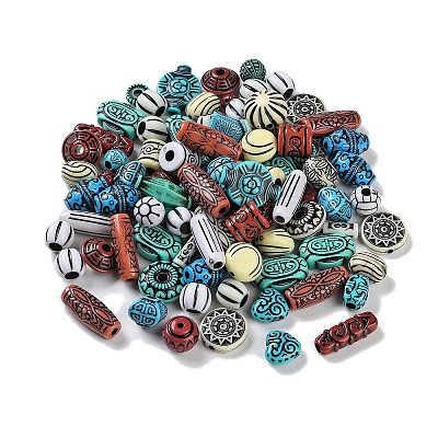 Opaque Acrylic Beads X1-MACR-L005-03B-1