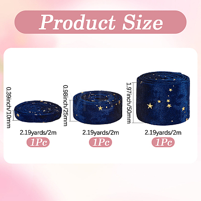 6M 3 Styles Velvet Ribbon OCOR-CY0004-86-1