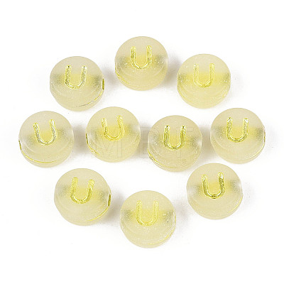 Luminous Frosted Acrylic Beads FACR-T008-02U-1