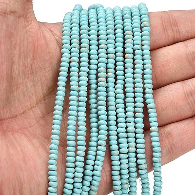 Synthetic Imperial Jasper Beads Strands G-L635-A09-4x2mm-07-1
