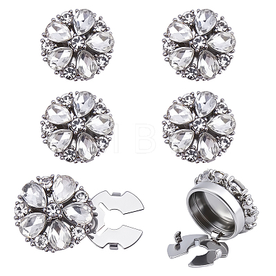 Alloy & Rhinestone Cufflinks FIND-FG0005-66P-02-1