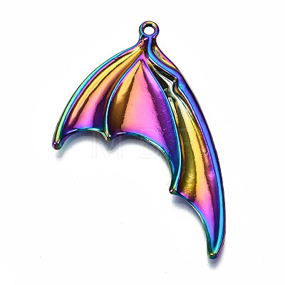 Plated Rainbow Color Alloy Big Pendants X-PALLOY-S180-016-RS-1