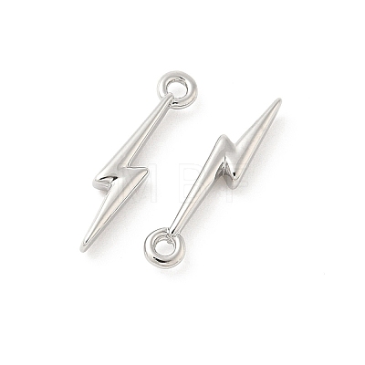 SHEGRACE Brass Lightning Bolt Charms XGR0168P-106P-1