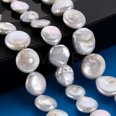 Natural Keshi Pearl Beads Strands PEAR-S018-03B-1