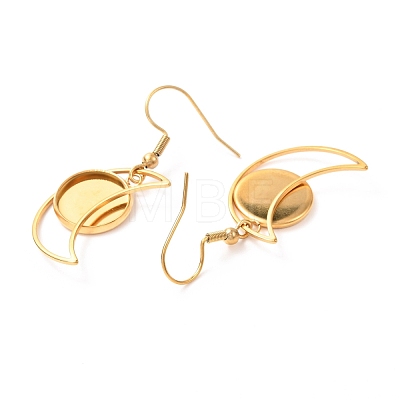 201 Stainless Steel Earring Hooks STAS-C030-24G-1