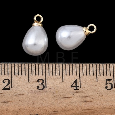 ABS Plastic Pearl Pendants FIND-Z105-03C-01G-1