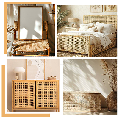 Natural Rattan Wicker AJEW-WH0410-271D-1