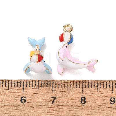 Alloy Enamel Pendants ENAM-K085-01-1