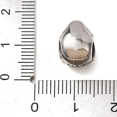 316 Surgical Stainless Steel European Beads SA-CBA7555-13AS-02-1