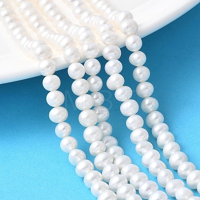 Natural Cultured Freshwater Pearl Beads Strands PEAR-I007-07O-04A-1