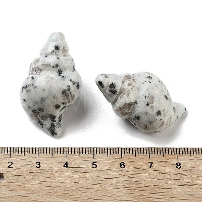 Natural Sesame Jasper Carved Figurines DJEW-L023-H06-1