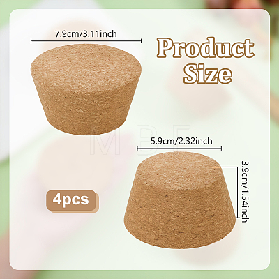 4Pcs Cork Bottle Stopper FIND-OC0014-22-1