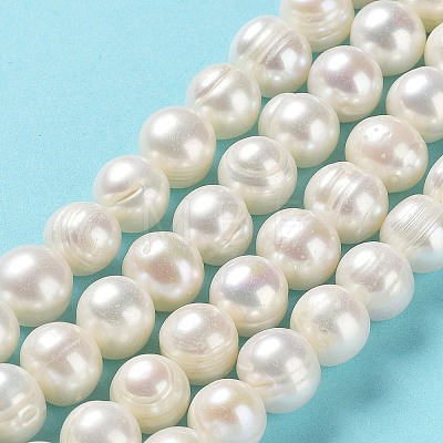 Natural Cultured Freshwater Pearl Beads Strands PEAR-E019-01-1
