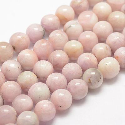 Natural Kunzite Beads Strands G-F461-08-6mm-1