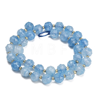 Dyed Imitation Jade Glass Beads Strands GL-Z001-02A-1