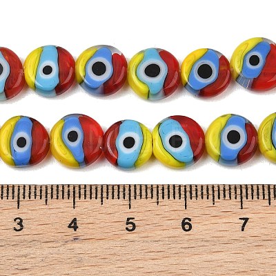 Handmade Evil Eye Lampwork Beads LAMP-C028-01A-01-1