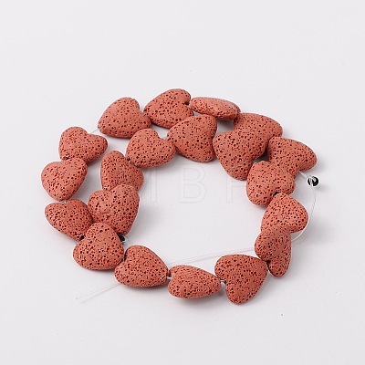 Synthetic Lava Rock Bead Strands G-N0114-12-1