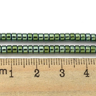 Electroplated Synthetic Non-magnetic Hematite Beads Strands G-K361-A01-01-1