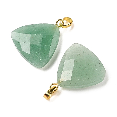 Natural Green Aventurine Pendants G-L614-D04-G03-1