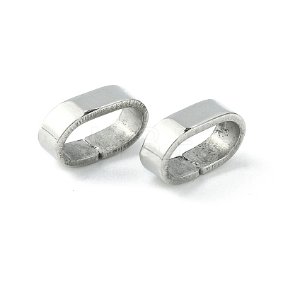 304 Stainless Steel Slide Charms/Slider Beads STAS-C016-06P-1