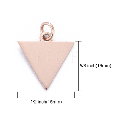 201 Stainless Steel Pendants STAS-S105-T624-3-1