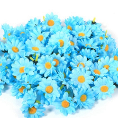 Artificial Silk Chrysanthemum Daisy Flowers Heads DIY-WH0210-03J-1