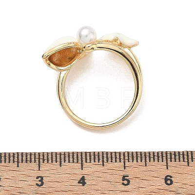 Ocean Brass Enamel Finger Rings RB-CBAD847-01C-G-1