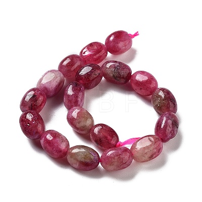 Dyed Natural Malaysia Jade Beads Strands G-P528-I03-01-1