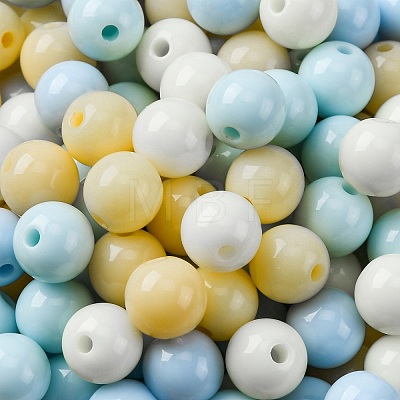 Opaque Acrylic Beads SACR-Q004-02G-1