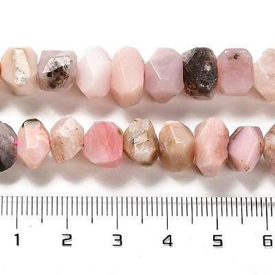 Natural Pink Opal Beads Strands G-N327-05-14-1