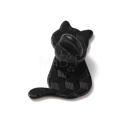 Cat Shape Enamel Pins JEWB-P039-01EB-02-1