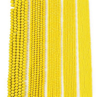 Opaque Solid Color Imitation Jade Glass Beads Strands EGLA-A044-P8mm-D04-1