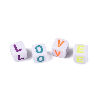 Opaque Acrylic Beads OACR-TAC0007-31-1