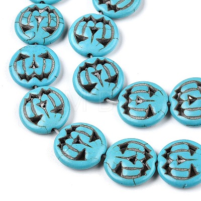 Synthetic Turquoise Beads Strands UNKW-T001-A10-02-1