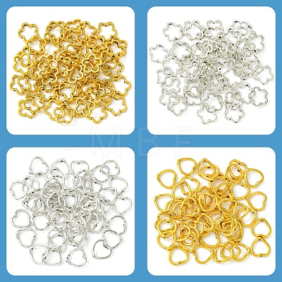 50Pcs Tibetan Style Alloy Bead Frame TIBEB-FS0001-11AG-1