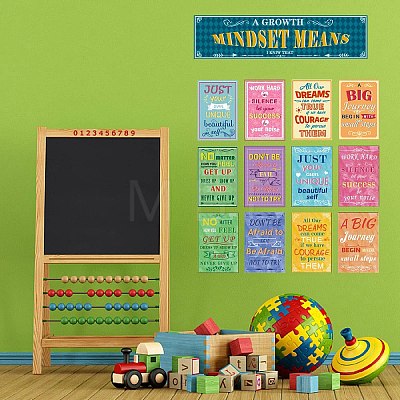 Paper Hanging Banner Classroom Decoration AJEW-WH0340-010-1