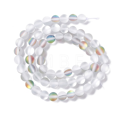 Synthetic Moonstone Beads Strands G-E573-01A-14-1
