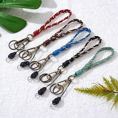 Boho Macrame Wristlet Keychain Keying KEYC-SW00004-03-1