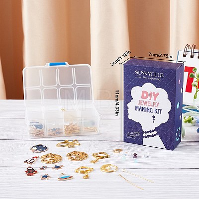 DIY Earring Making Kits DIY-SC0013-22G-1