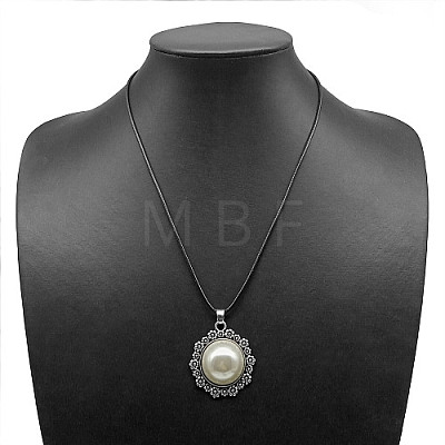 Zinc Alloy Pendant Necklaces BQ0290-1