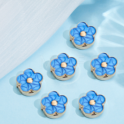 6Pcs Zinc Alloy Cufflinks BUTT-ME0001-50B-03-1