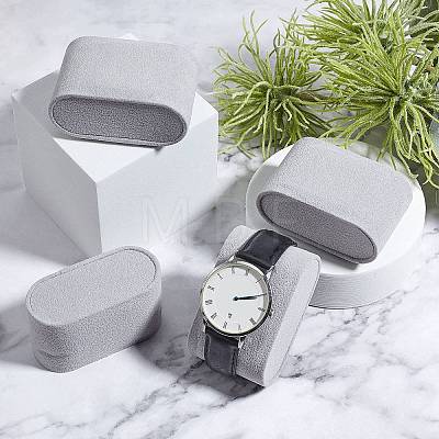 Flocking Cloth Jewelry Watch Displays BDIS-WH0004-02A-1