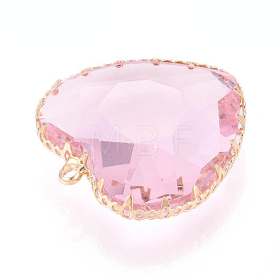 Transparent Glass Pendants KK-N283-01J-G-1