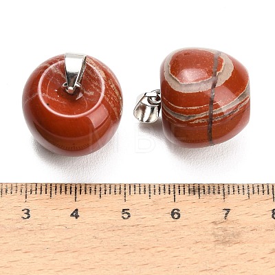 Natural Red Jasper Pendants GG-K002-15E-1